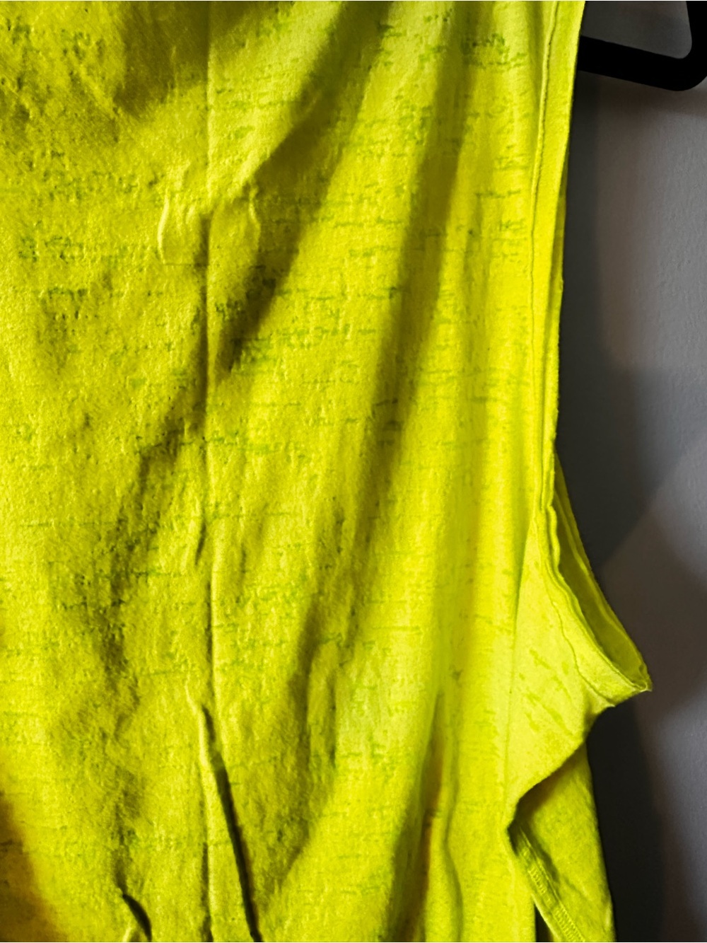Zumba Fitness Neon Yellow Graphic Muscle Tee - Picture 5 of 7
